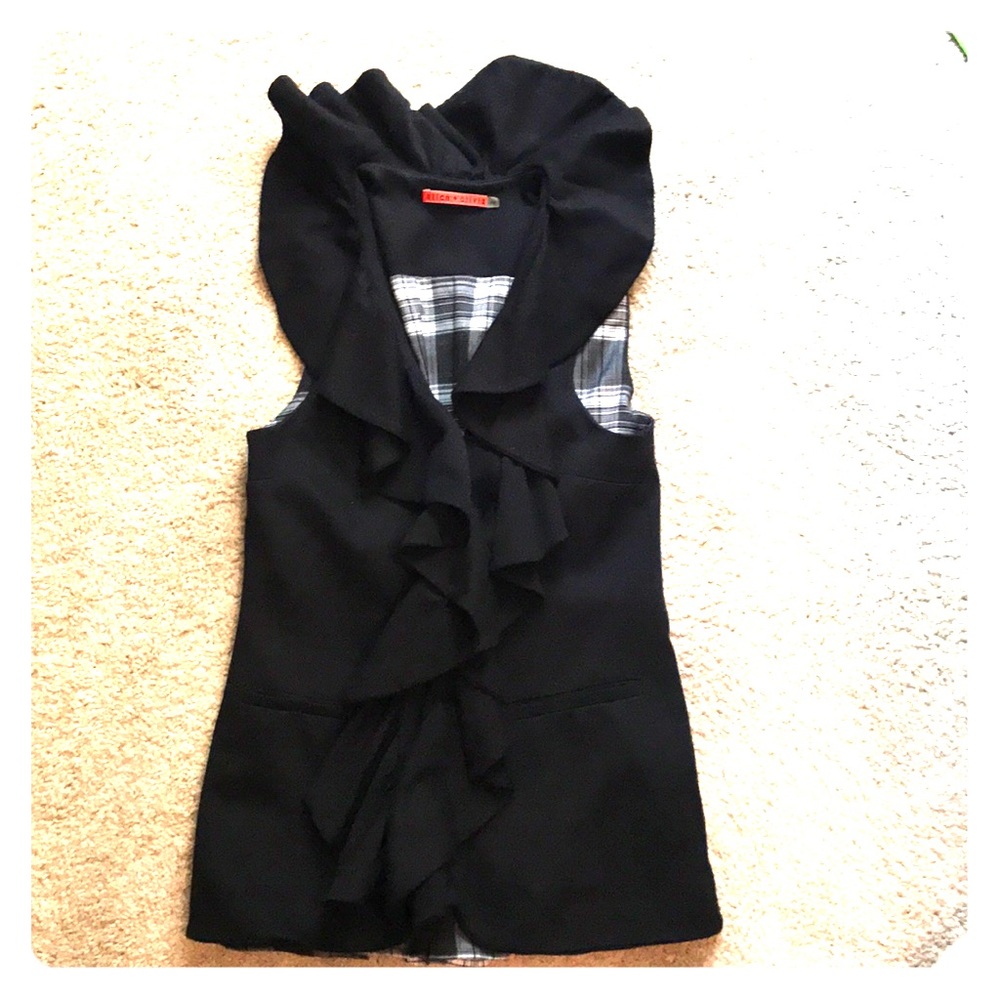 Alice + Olivia Warm/ thick black vest